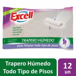 Trapero húmedo aromatizado multi-pisos 12u