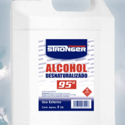 ALCOHOL DESNATURALIZADO 95% 5 LITROS STRONGER
