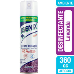 DESINFECTANTE  SPRAY IGENIX LAVANDA 360 CC