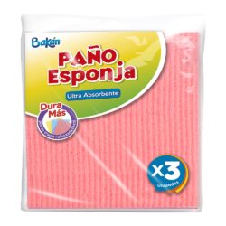 Paño Esponja (spongi) 3 unidades, Bakan