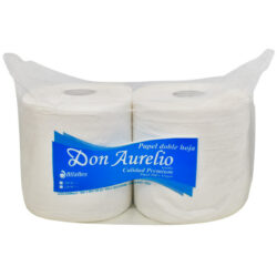 TOALLA DE PAPEL INDUSTRIAL DON AURELIO 120M PACK 2 UNIDADES