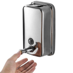 DISPENSADOR DE PRODUCTOS EN GEL METÁLICO 800 ML